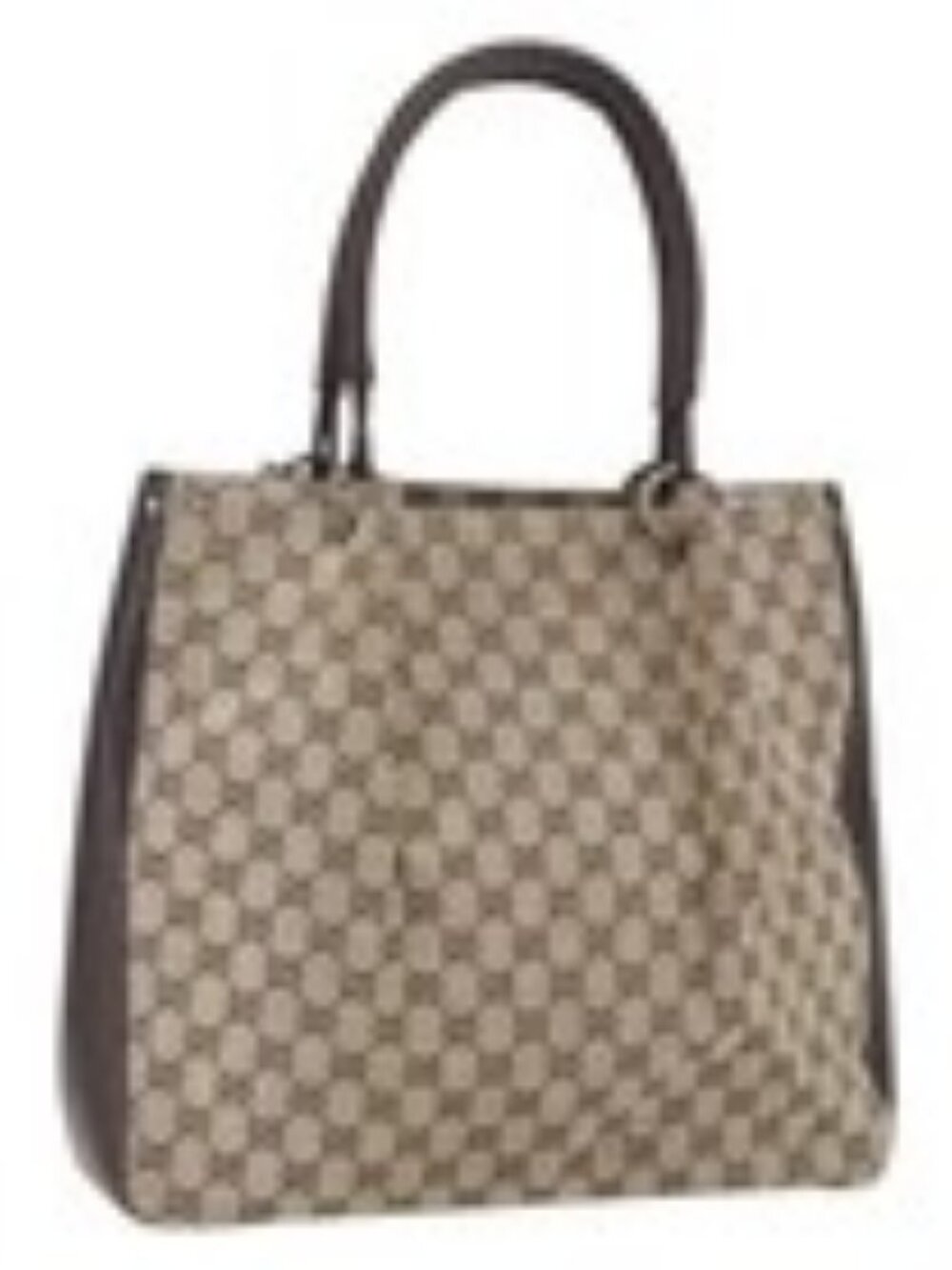 GUCCI GG Canvas Tote Bag Beige Silver 115016 Auth 169570 - Picture 2 of 16